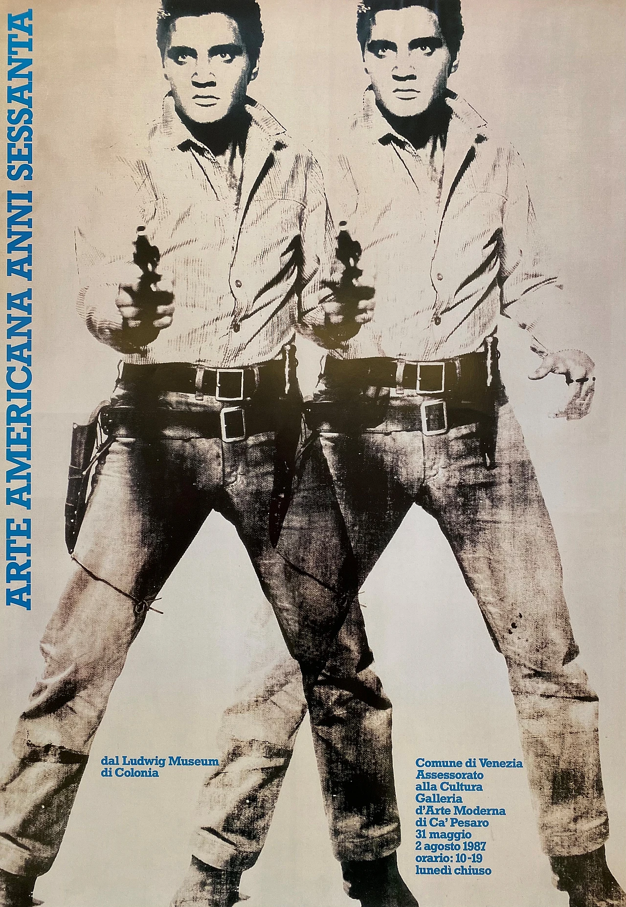 Andy Warhol and Marcello Francone, Arte americana, poster, 1987 1