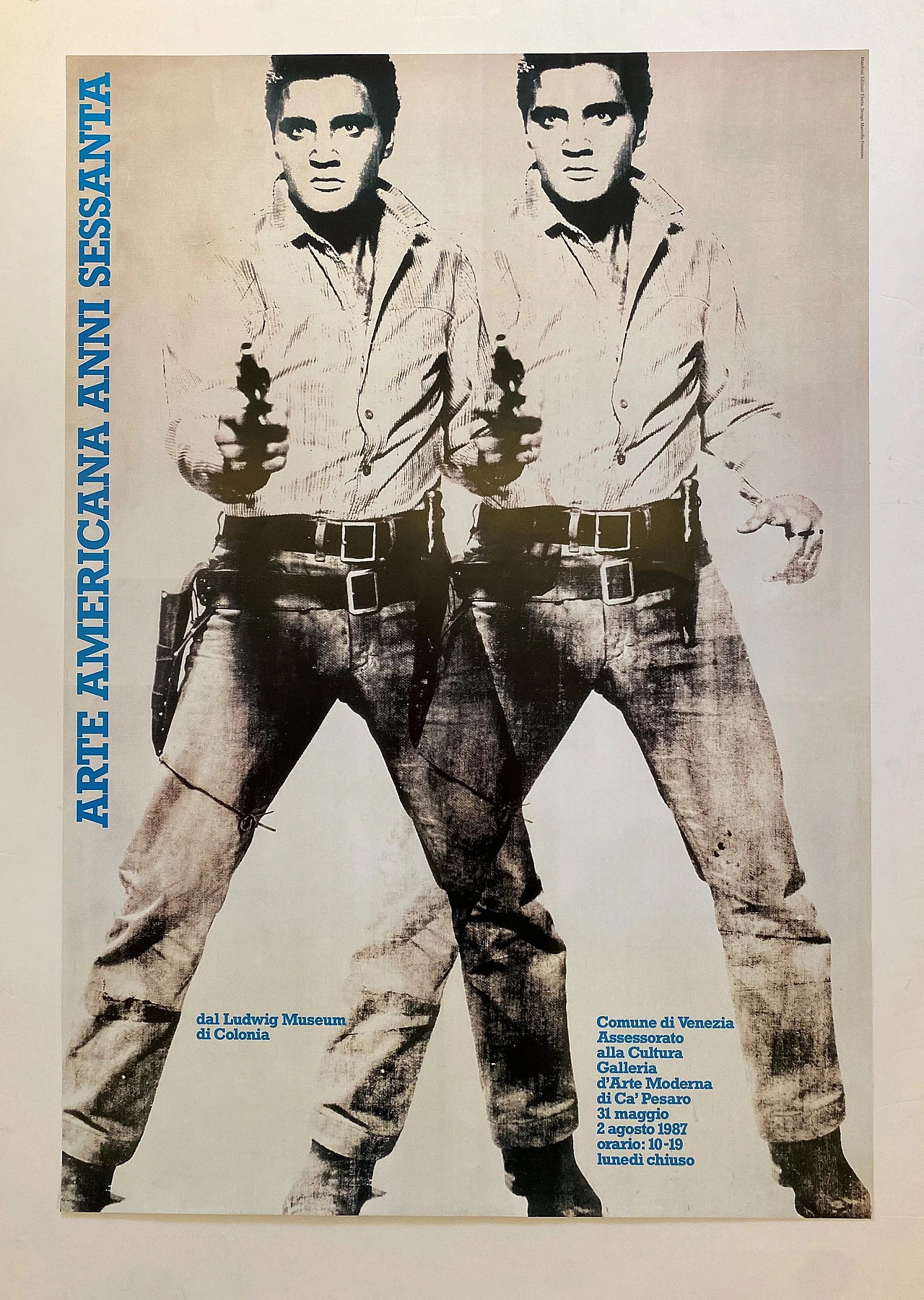 Andy Warhol and Marcello Francone, Arte americana, poster, 1987 3