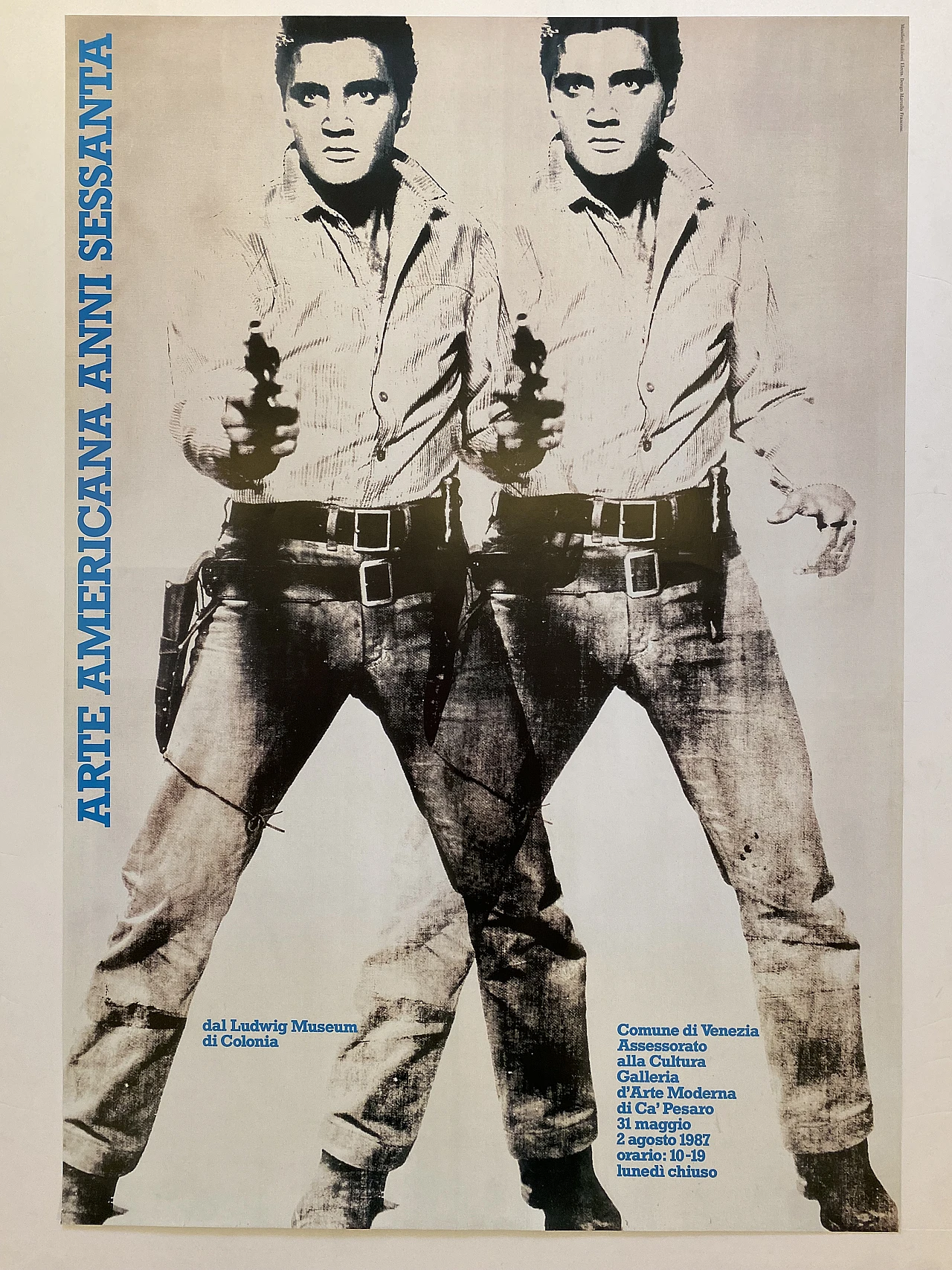 Andy Warhol and Marcello Francone, Arte americana, poster, 1987 4