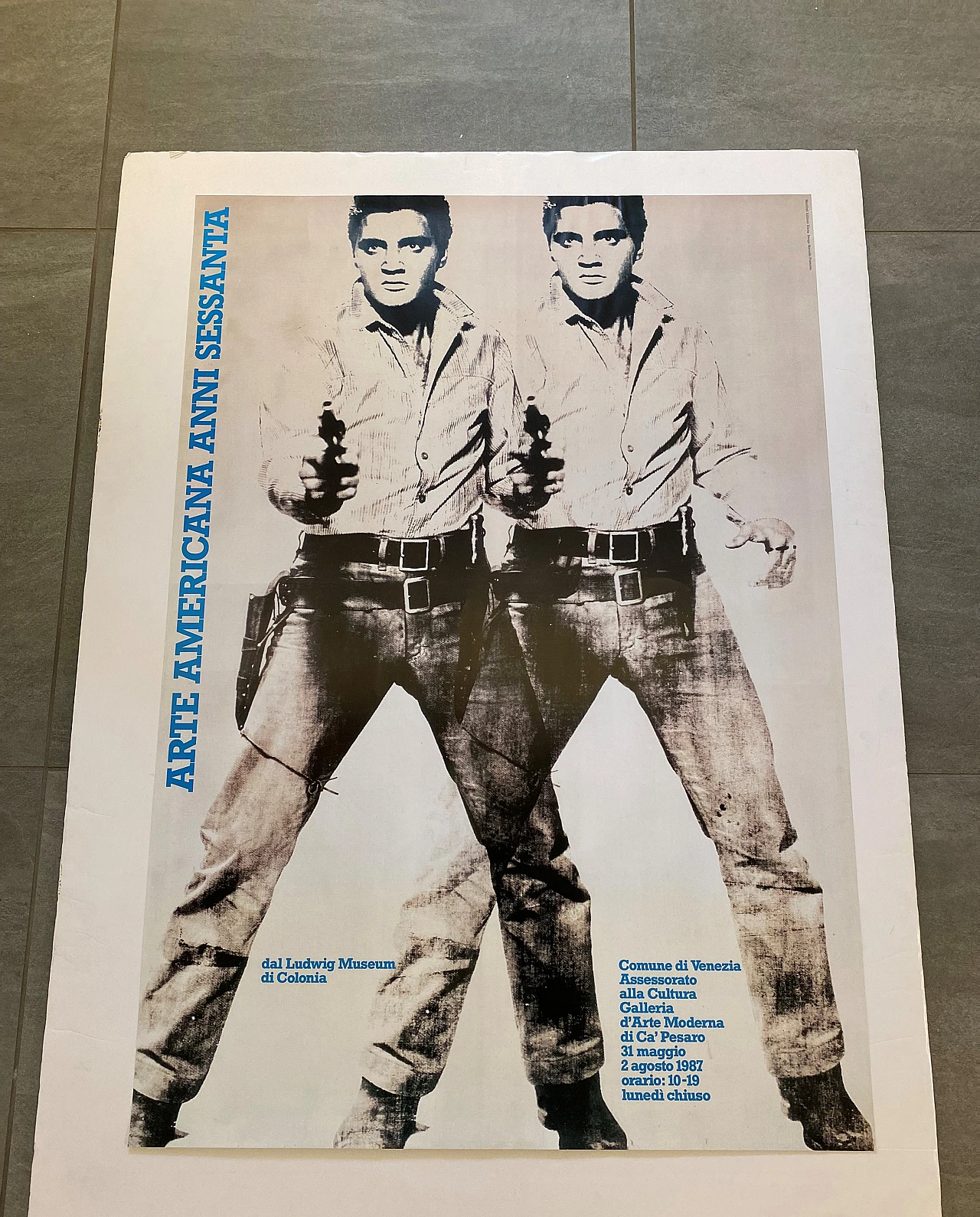 Andy Warhol and Marcello Francone, Arte americana, poster, 1987 5