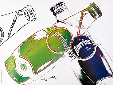 Da Andy Warhol, Source Perrier, litografia, anni '90