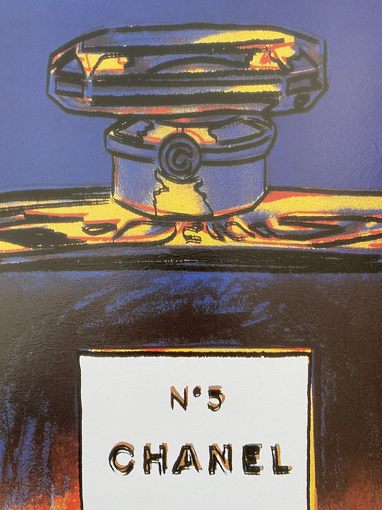 After Andy Warhol, Chanel No. 5 - Yellow, lithograph, 1997 4