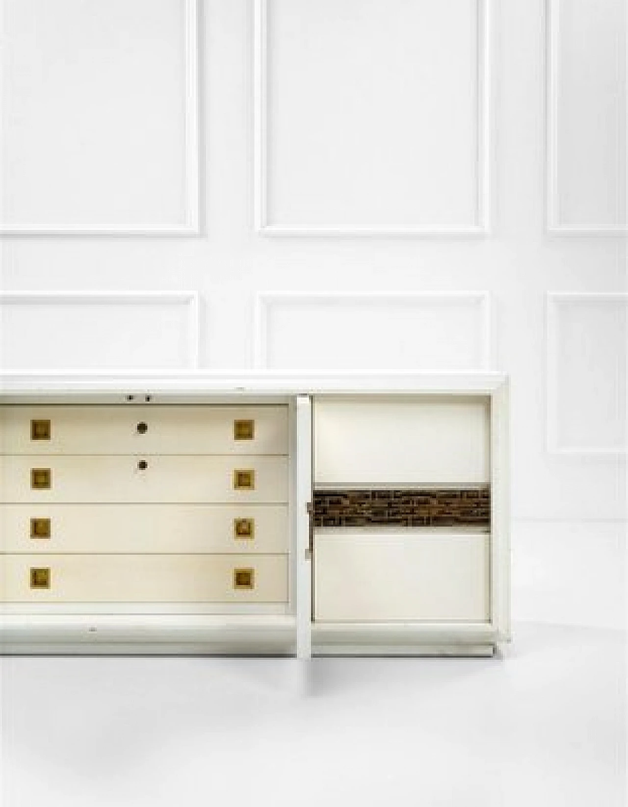 Lacquered wood and metal sideboard by Luciano Frigerio, 1960s 13