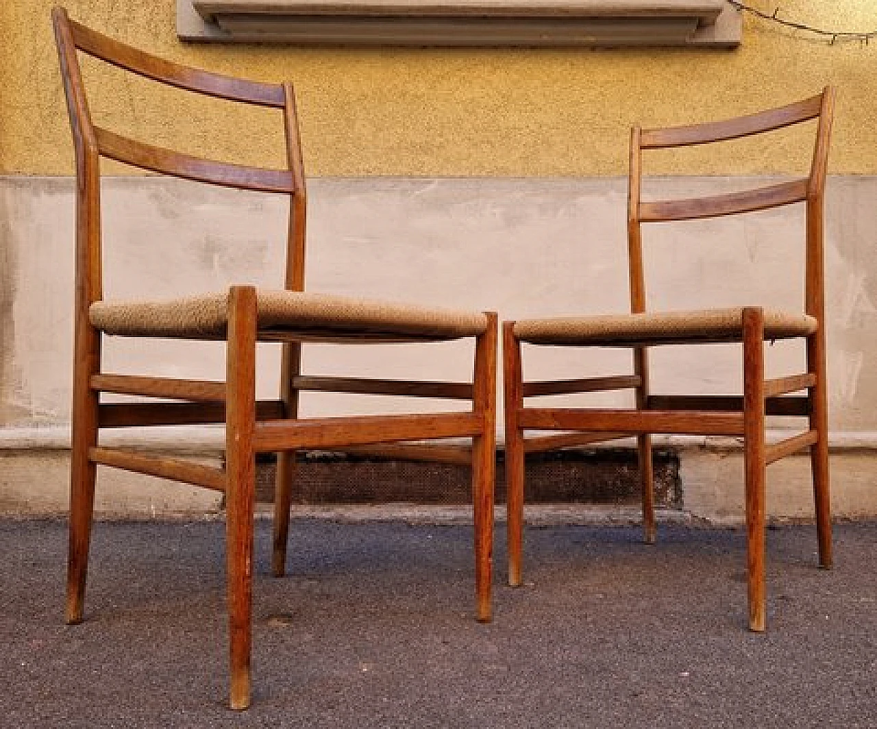 Coppia di sedie Leggera di Gio Ponti per Cassina, anni '50 3