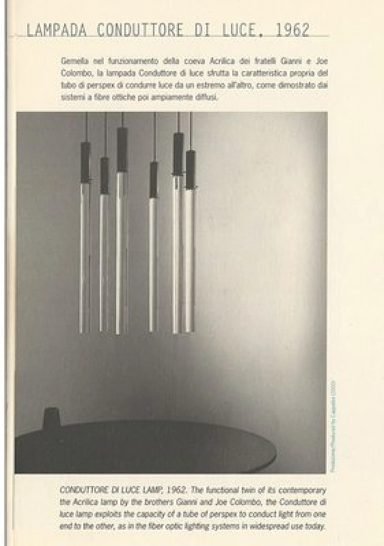 Conduttore di Luce lamp by Mangiarotti for Skipper, 1990s 17