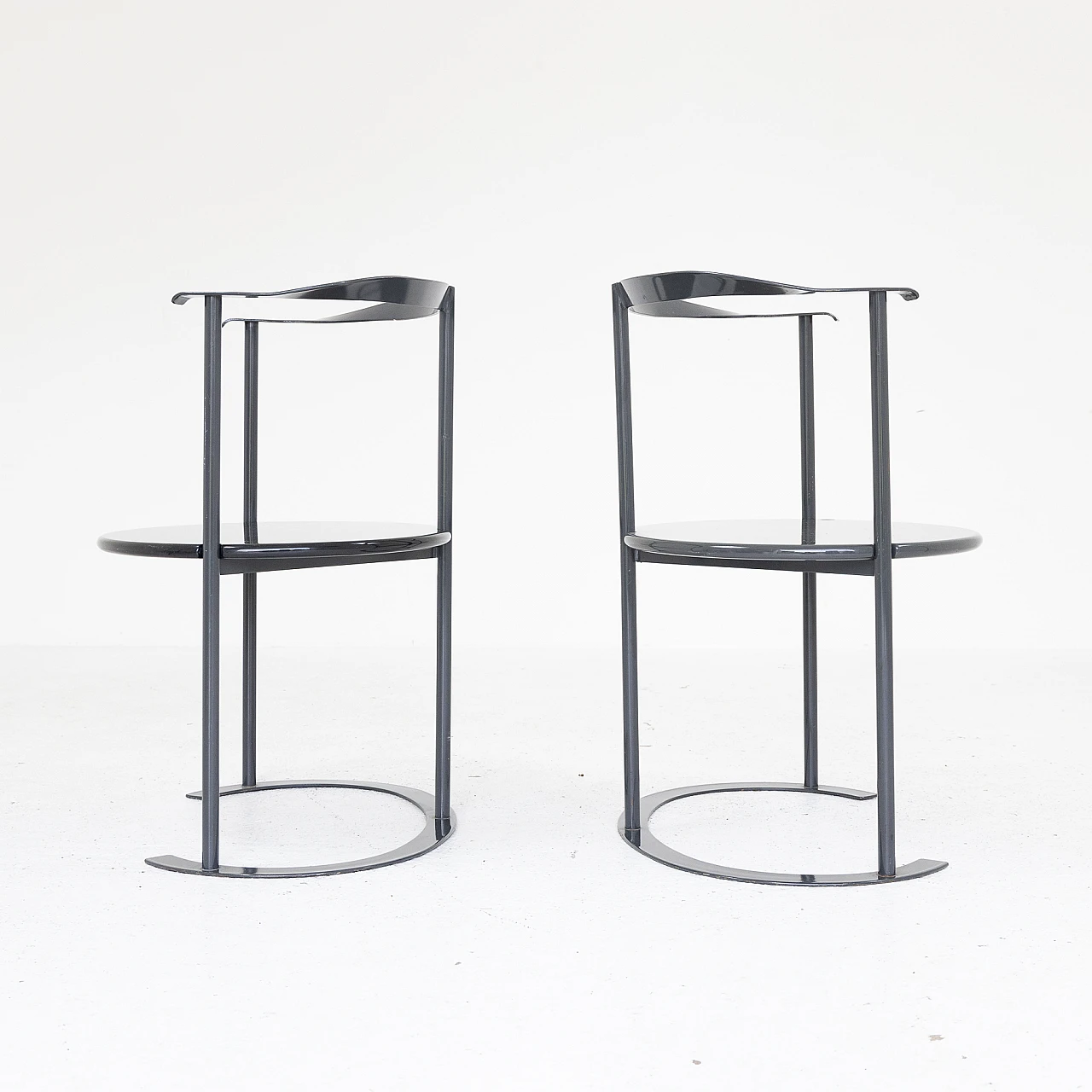 10 P4 Catilina chairs by Luigi Caccia Dominioni for Azucena, 1960s 9