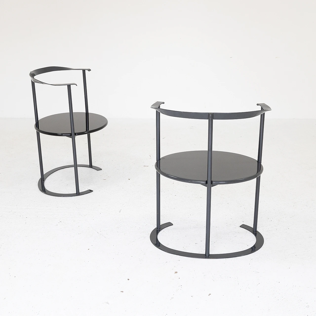 10 P4 Catilina chairs by Luigi Caccia Dominioni for Azucena, 1960s 13