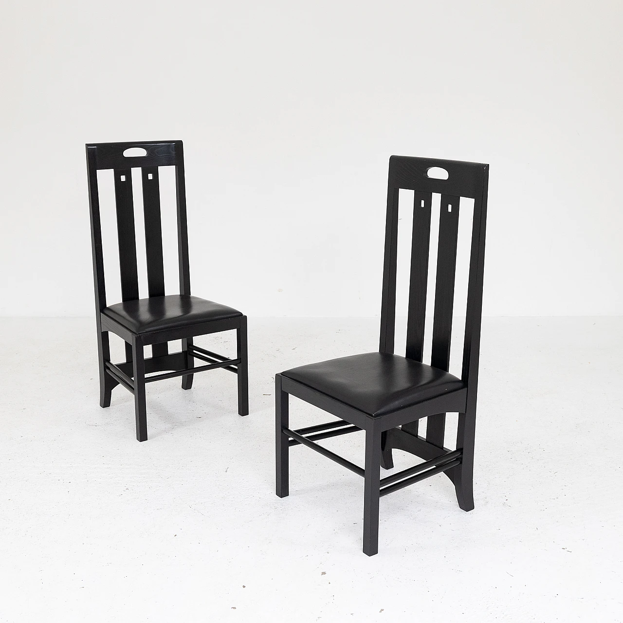 6 Chairs by Charles Rennie Mackintosh for Cassina, 1970s 2