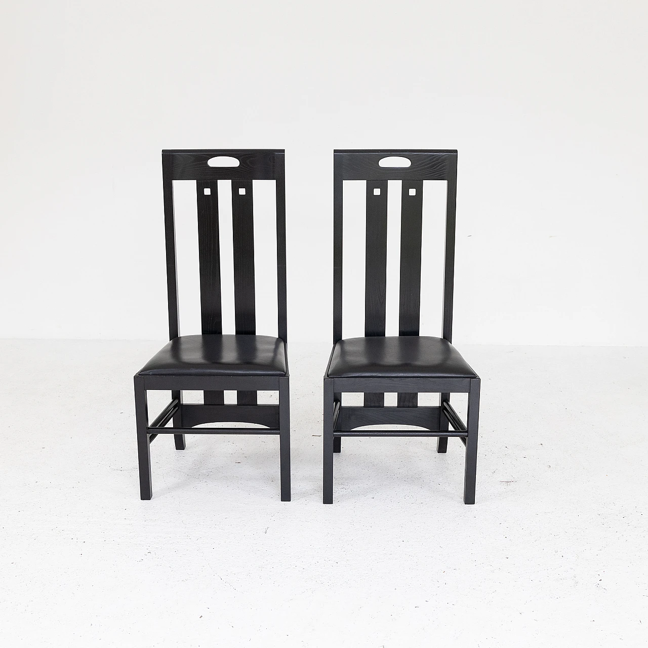 6 Chairs by Charles Rennie Mackintosh for Cassina, 1970s 3