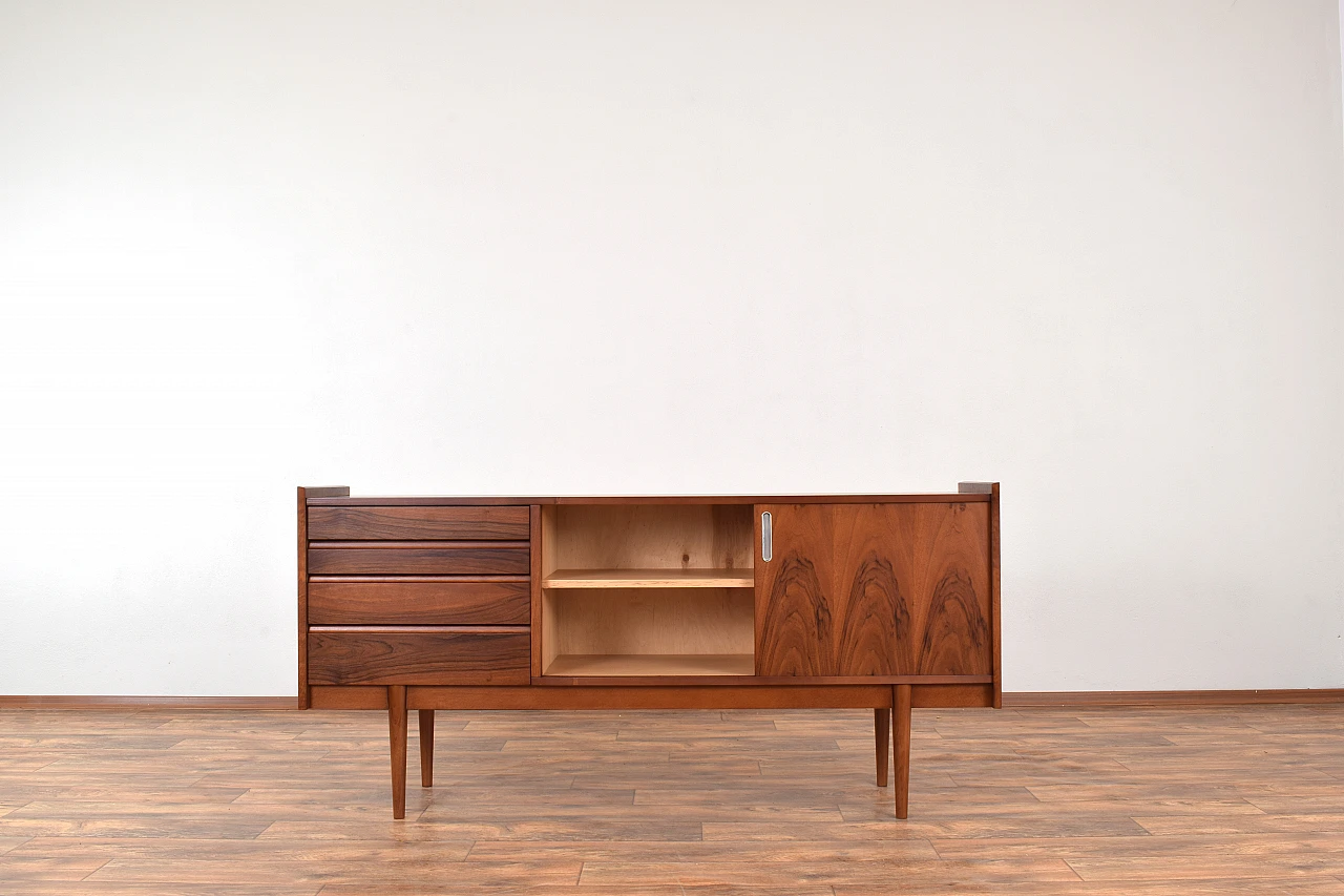 Polish walnut sideboard by Bytomskie Fabryki Mebli, 1960s 2