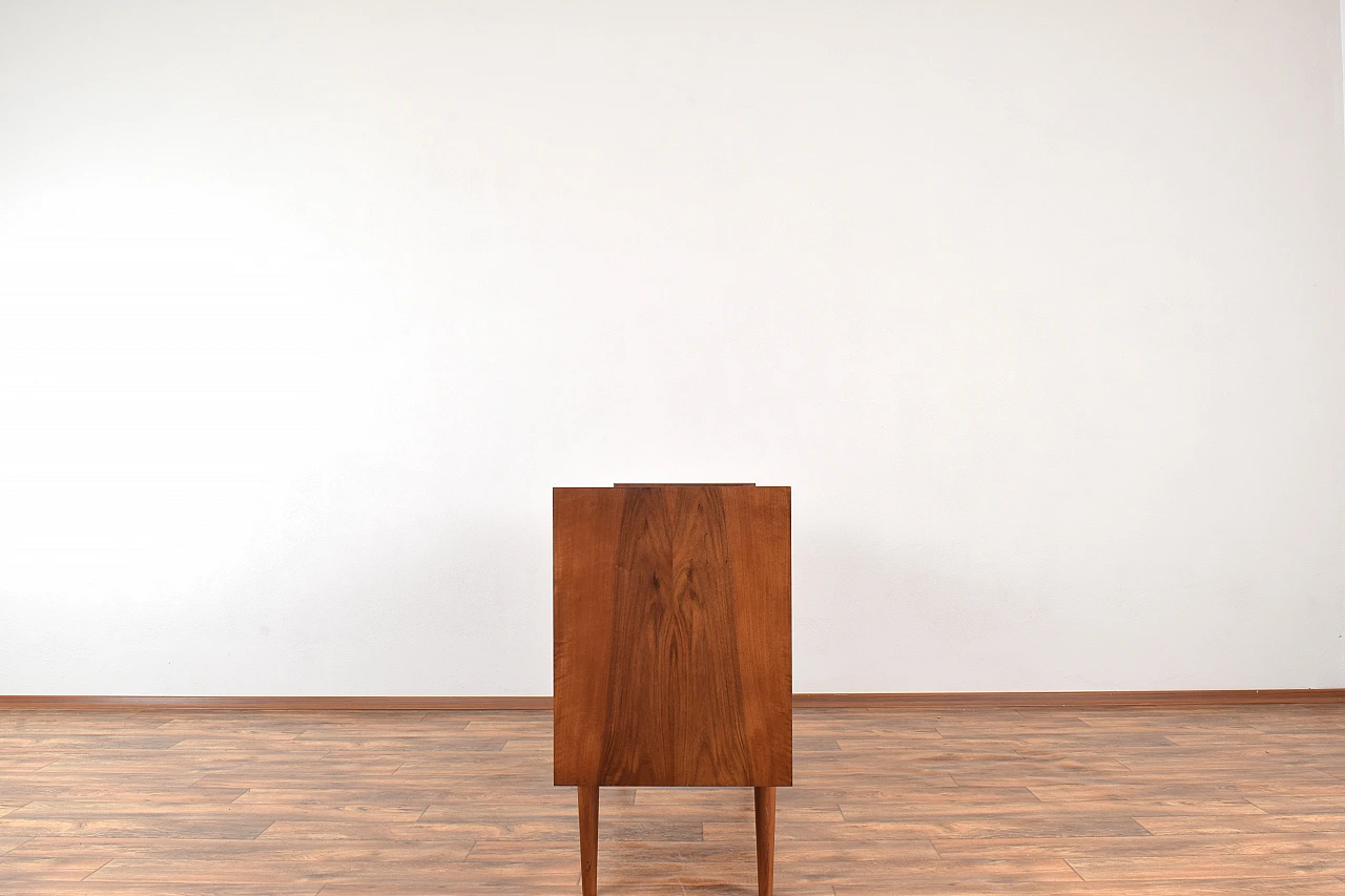 Polish walnut sideboard by Bytomskie Fabryki Mebli, 1960s 7