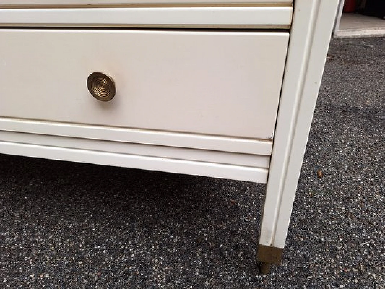 White wooden D154 dresser by Carlo De Carli for Luigi Sormani, 1960s 5