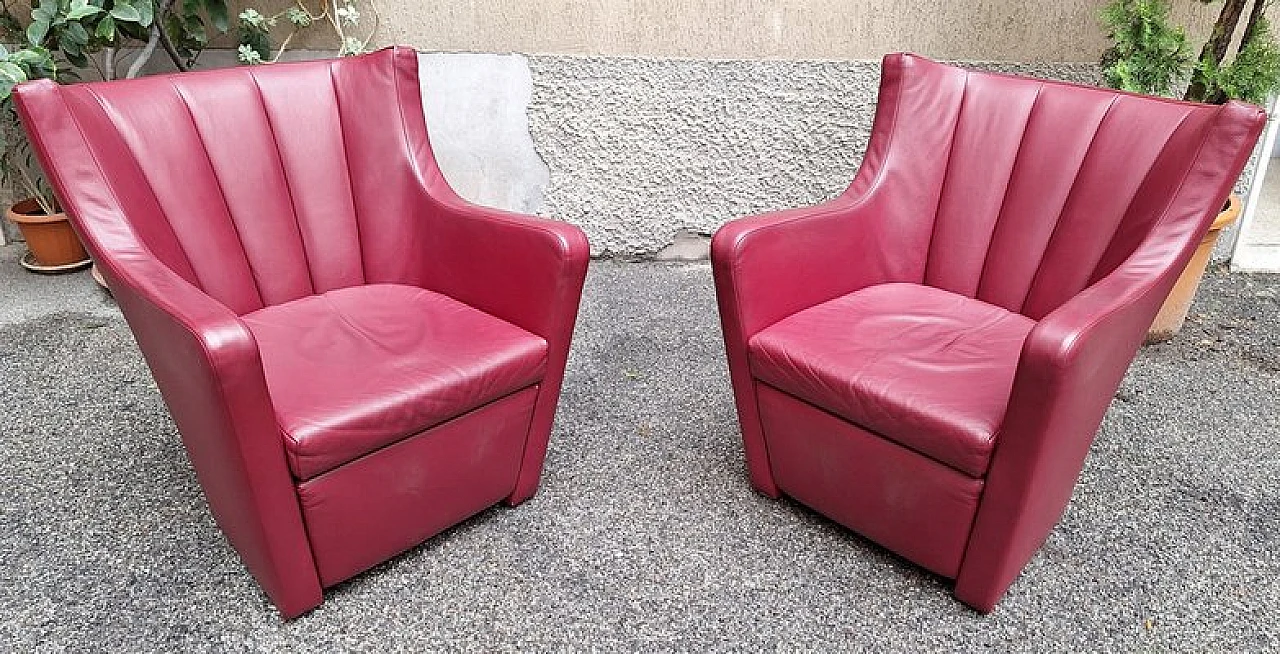 Pair of 638 Redélè armchairs by G. T. Rietveld for Cassina, 1998 1