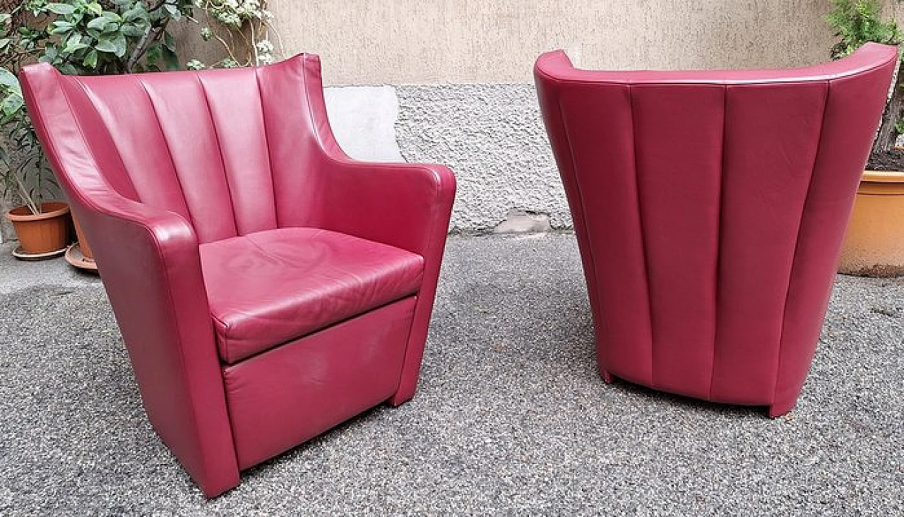 Pair of 638 Redélè armchairs by G. T. Rietveld for Cassina, 1998 3