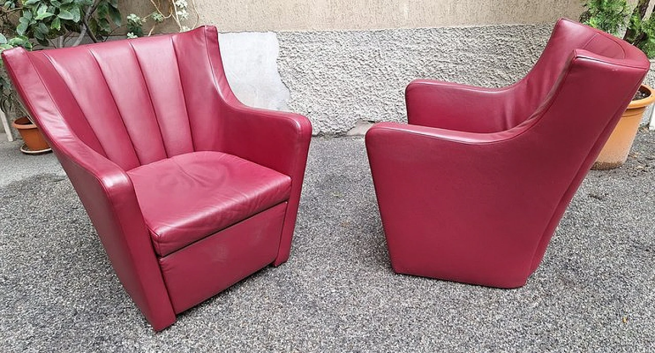 Pair of 638 Redélè armchairs by G. T. Rietveld for Cassina, 1998 4