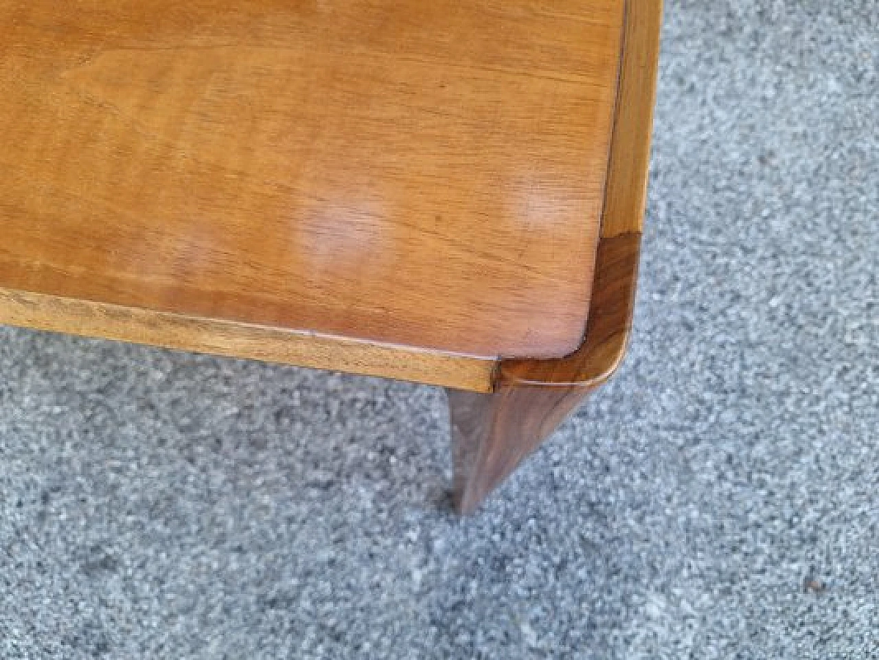 Walnut writing desk with drawer by Paolo Buffa, 1950s 5