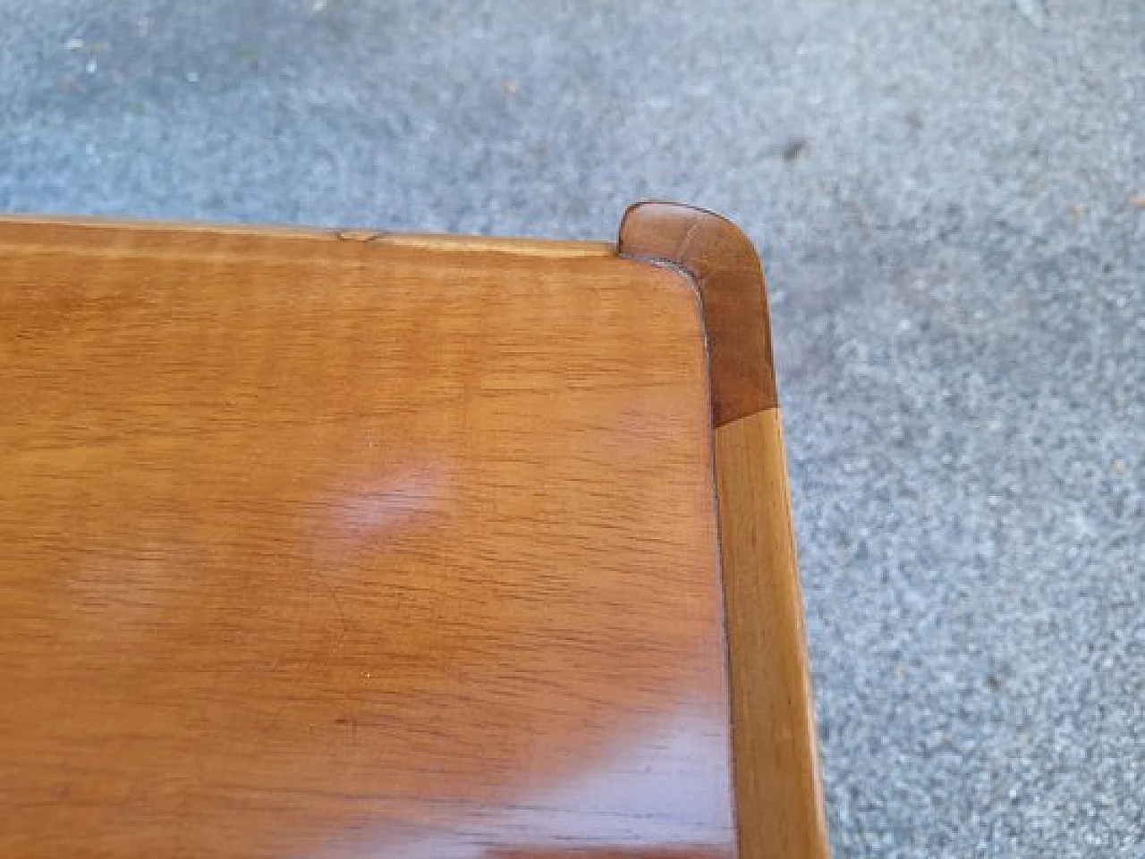 Walnut writing desk with drawer by Paolo Buffa, 1950s 6