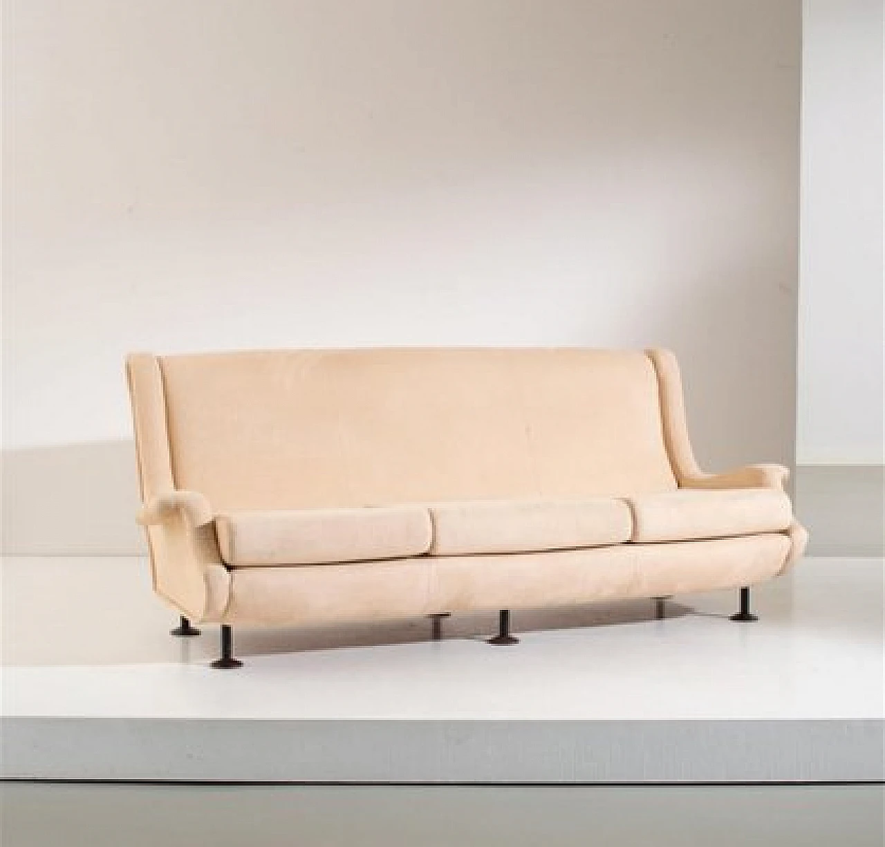 Regent leather sofa by Marco Zanuso for Arflex, 1950s 2