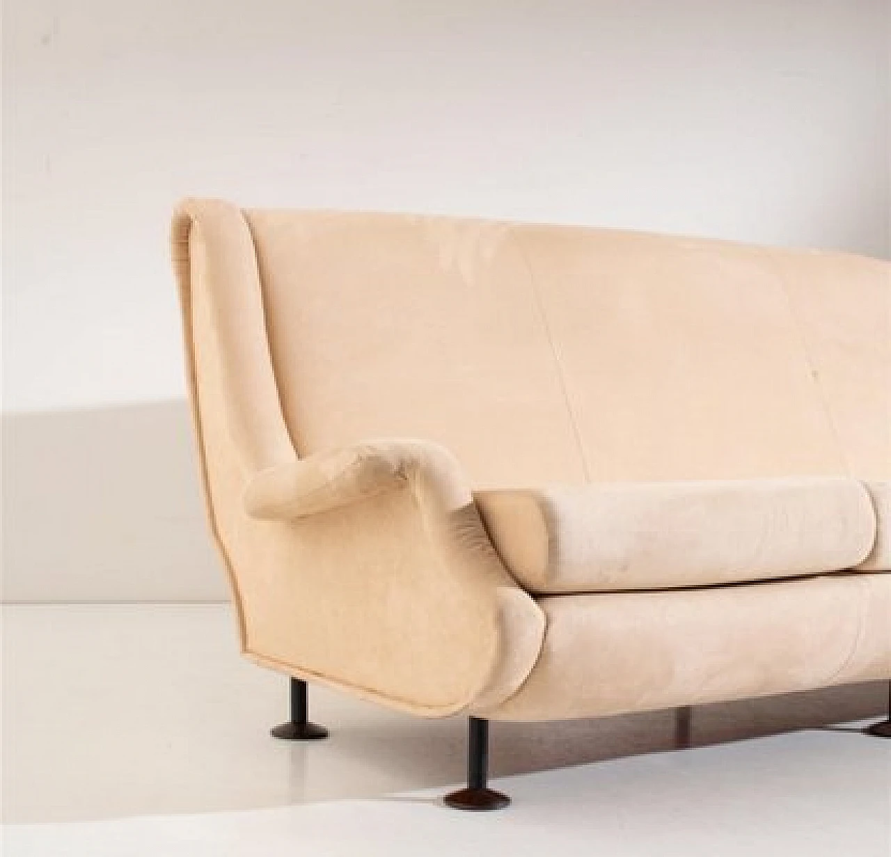 Regent leather sofa by Marco Zanuso for Arflex, 1950s 3