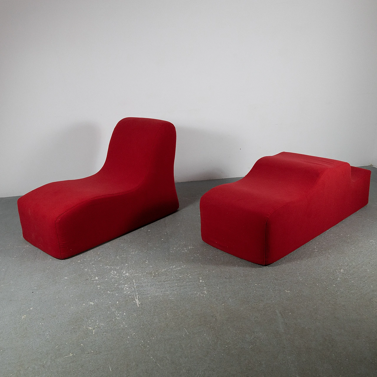 Malitte armchair and bench by R. S. Matta for Gavina, 1960s 2