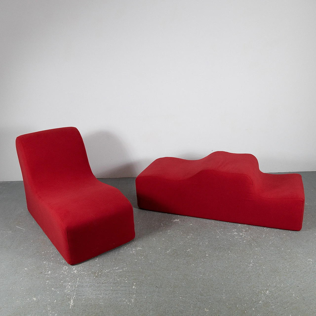 Malitte armchair and bench by R. S. Matta for Gavina, 1960s 4