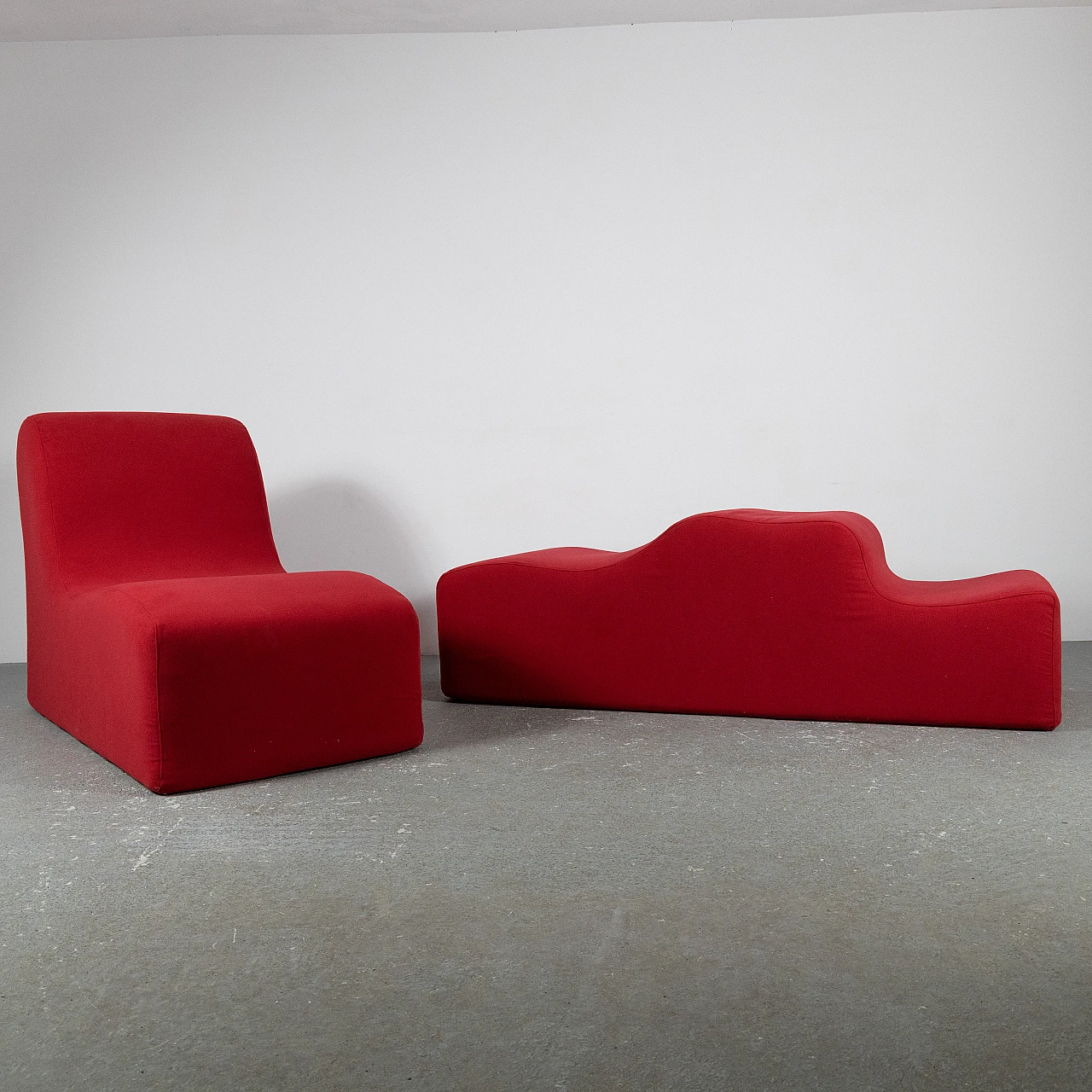 Malitte armchair and bench by R. S. Matta for Gavina, 1960s 5