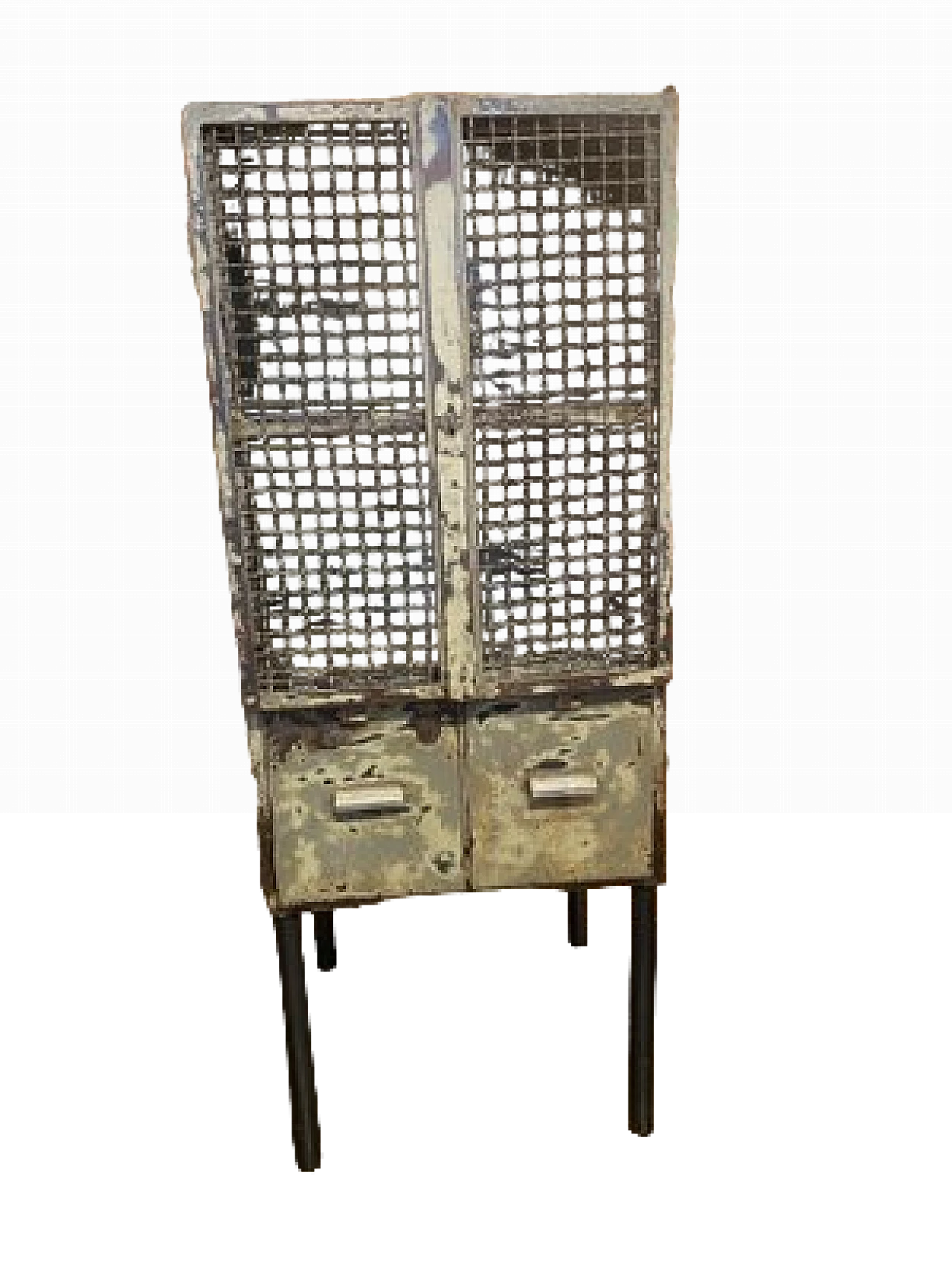 Iron workshop cabinet, 1940s 11