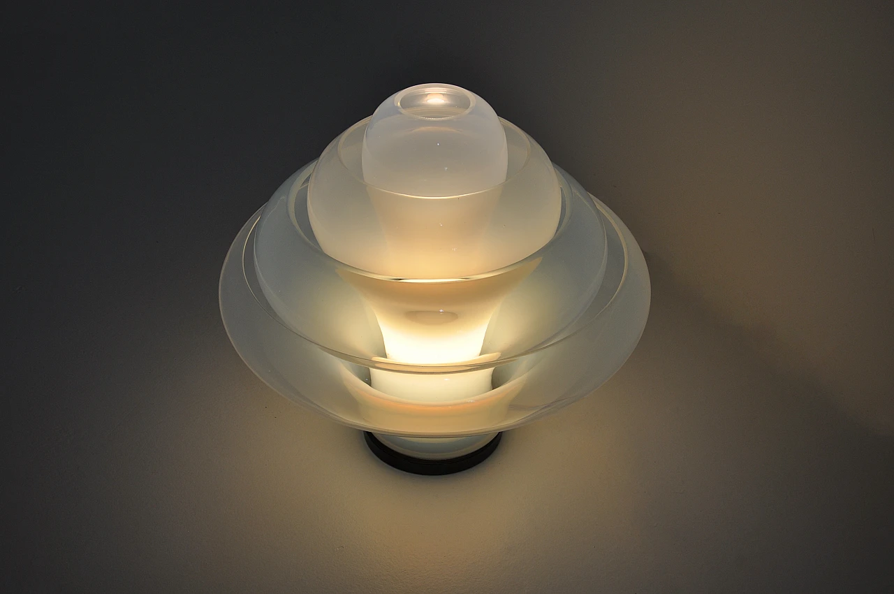 LT305 Lotus table lamp by Carlo Nason for Mazzega, 1960s 3