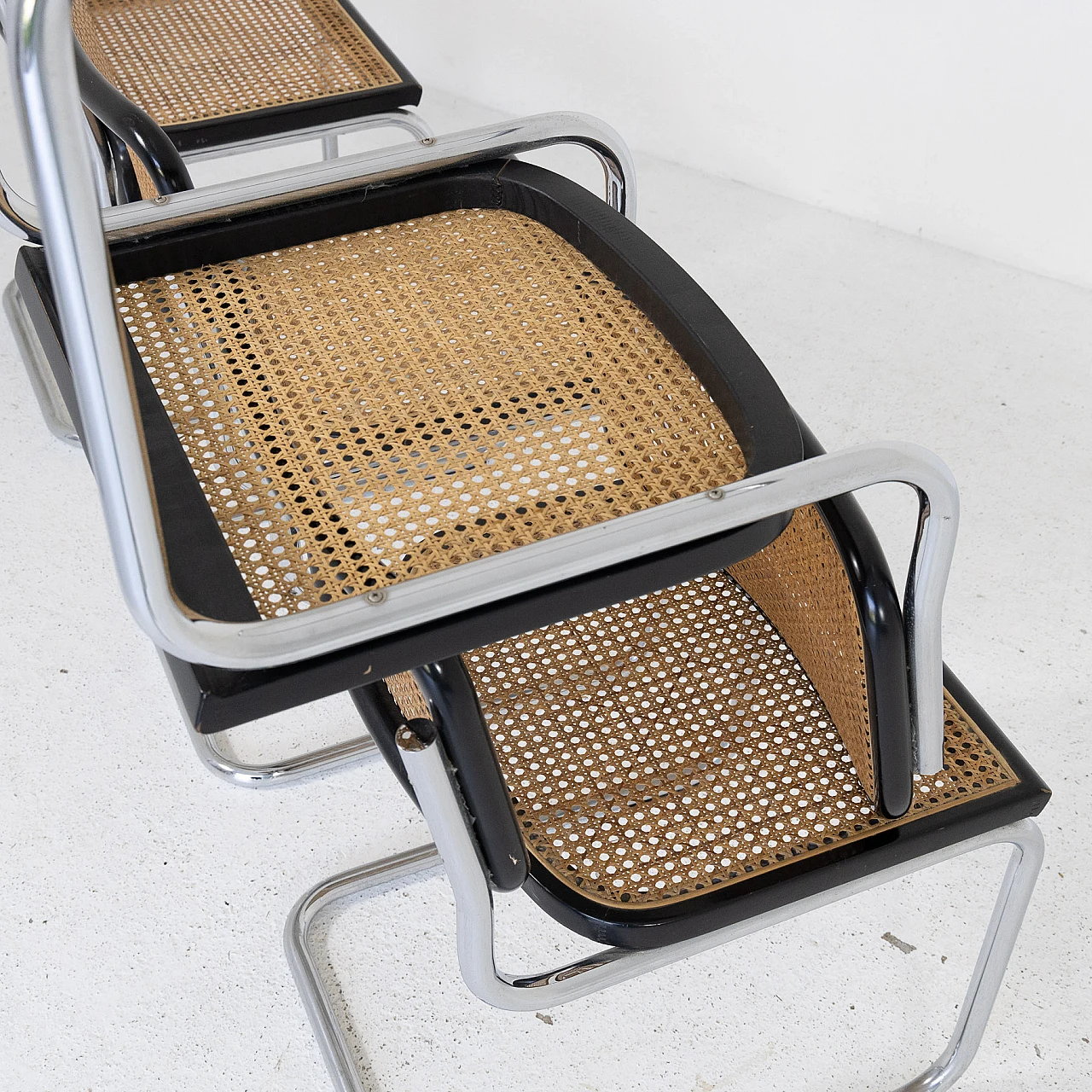 4 Cesca chairs by M. Breuer for Gavina, 1970s 11