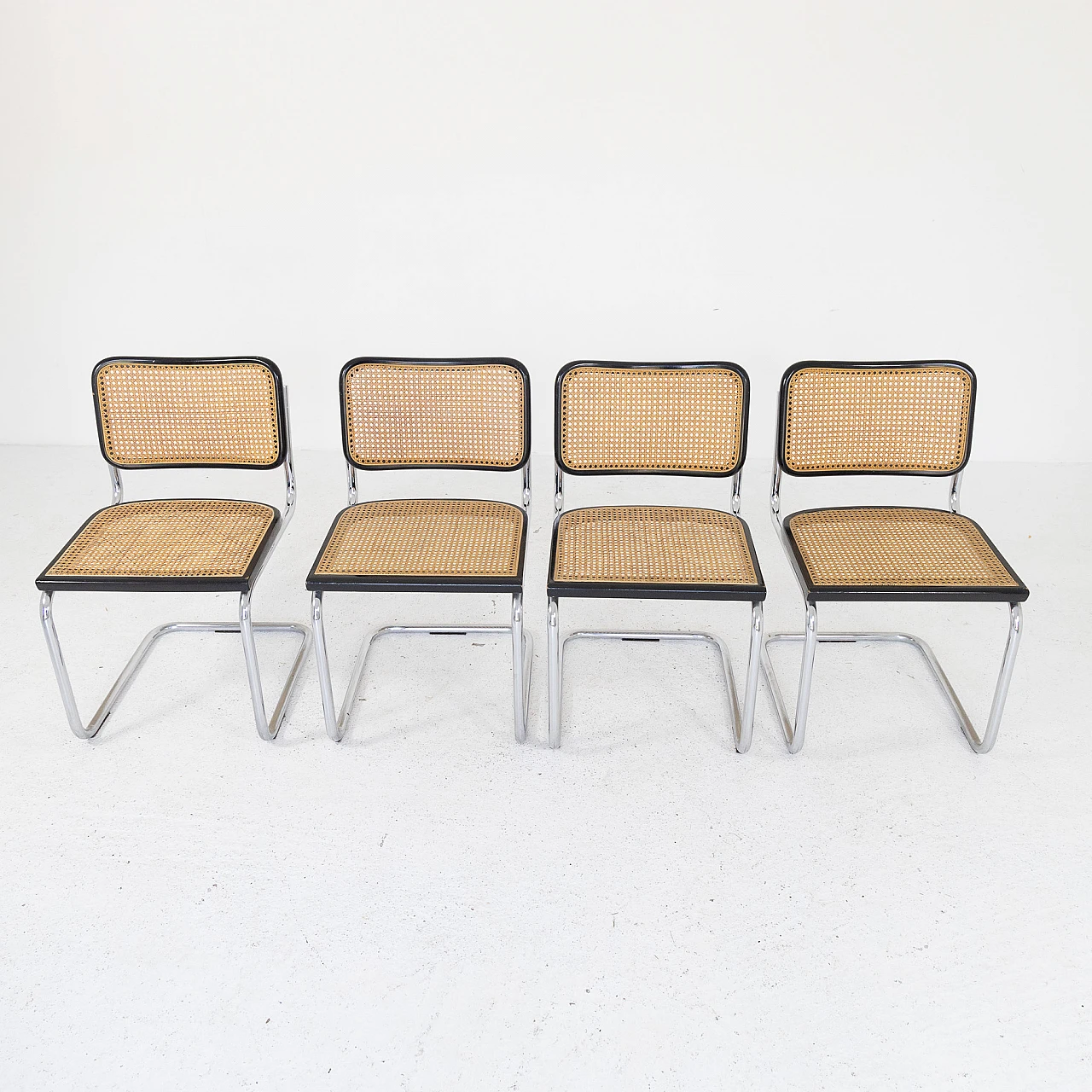 4 Cesca chairs by M. Breuer for Gavina, 1970s 13