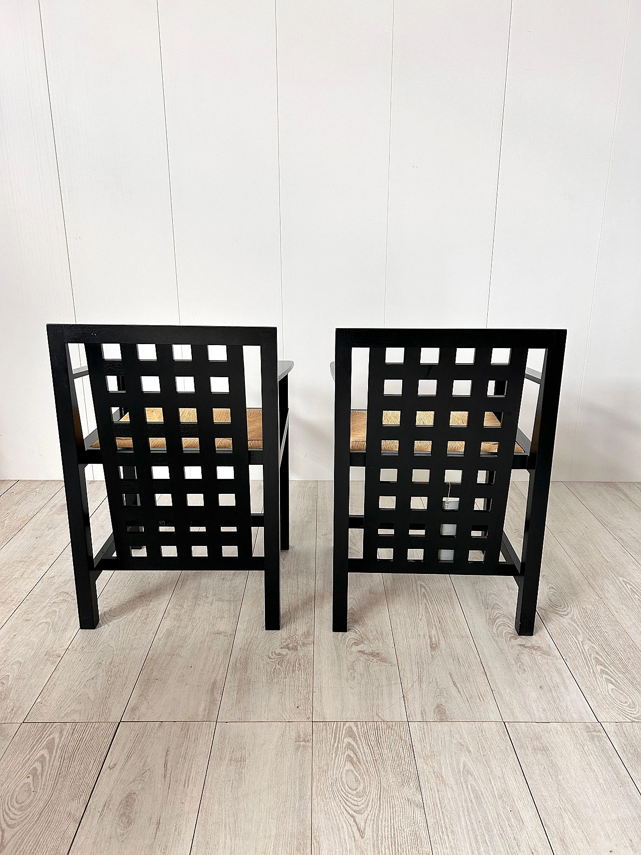 6 Sedie e tavolo di Charles Rennie Mackintosh per Cassina, 1975 19