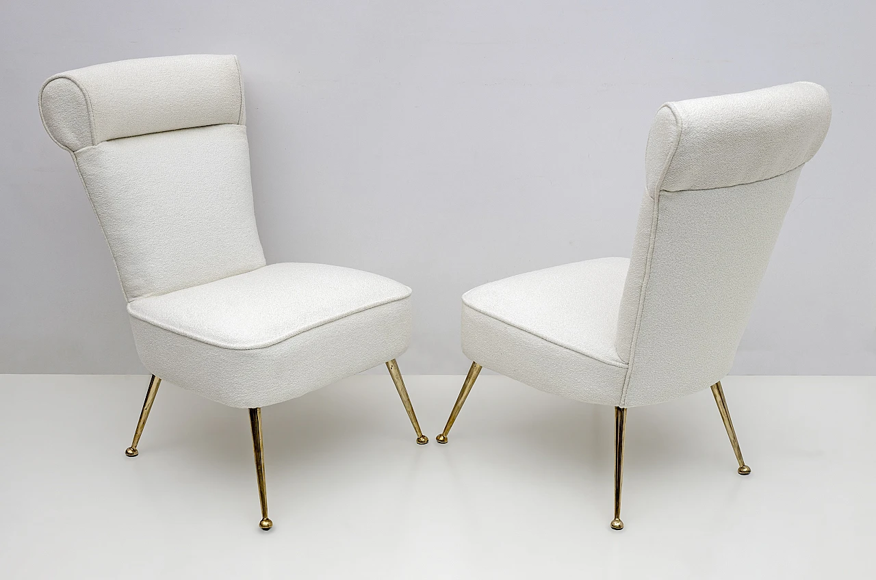 Pair of chairs by Gigi Radice for Minotti, 1950s 1