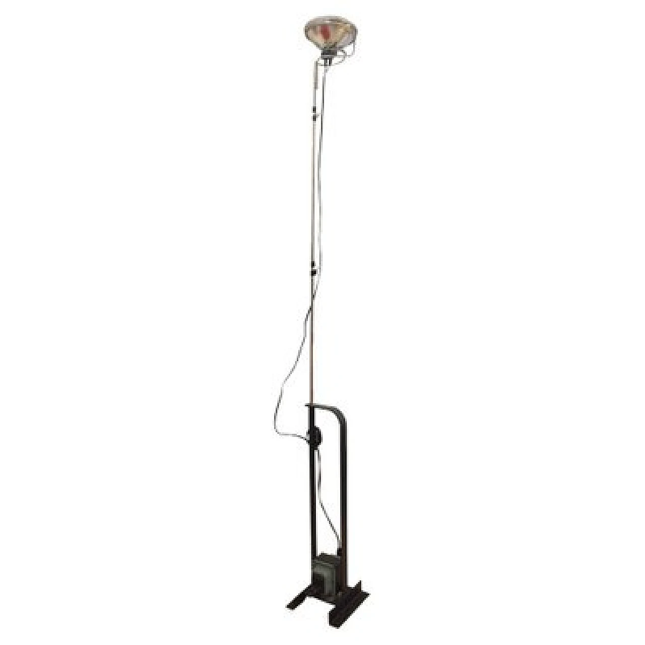 Toio floor lamp in iron by Fratelli Castiglioni for Flos, 1980s 1