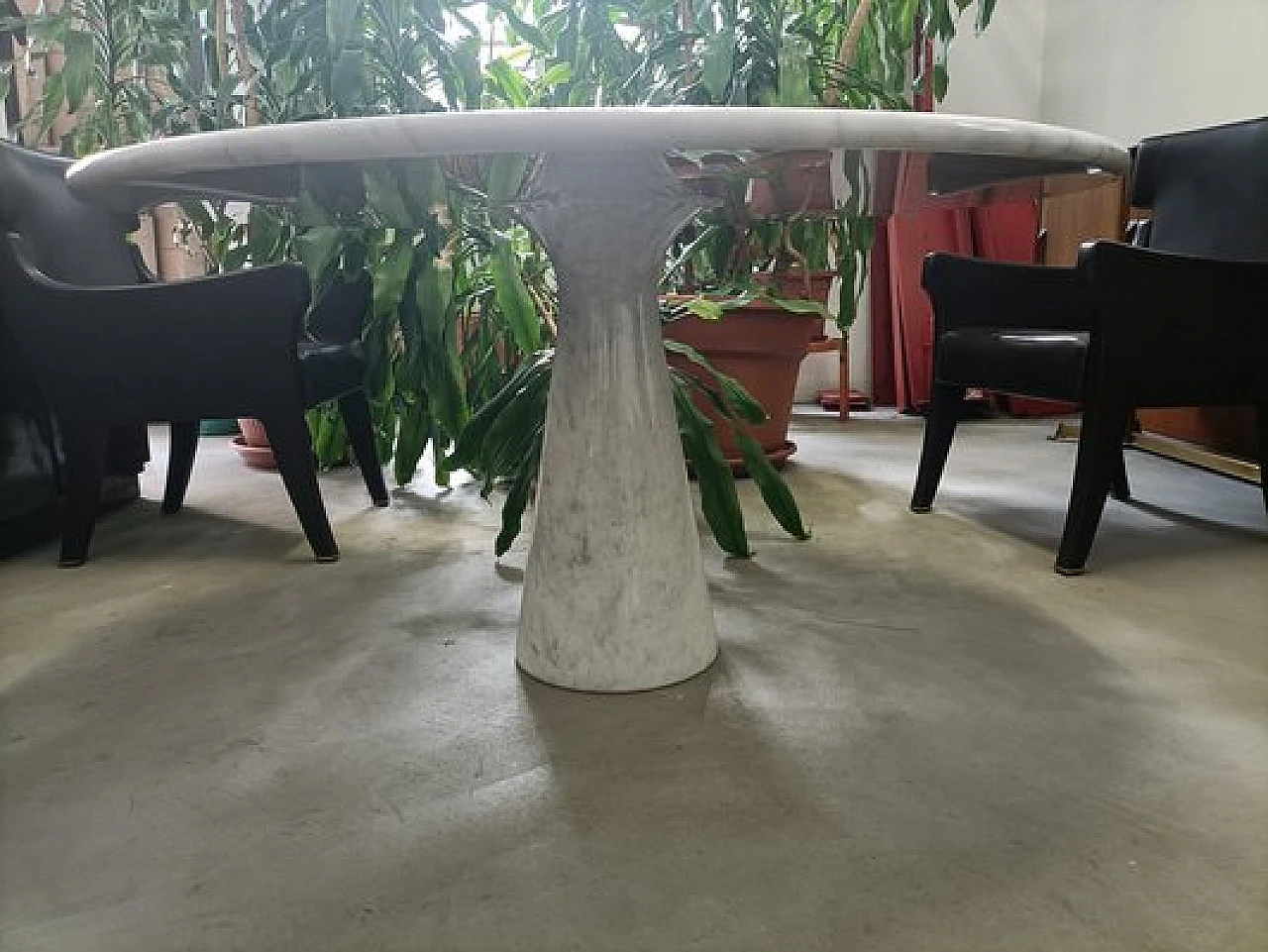 M Series table in marble by Angelo Mangiarotti for Tisettanta, 1980s 2