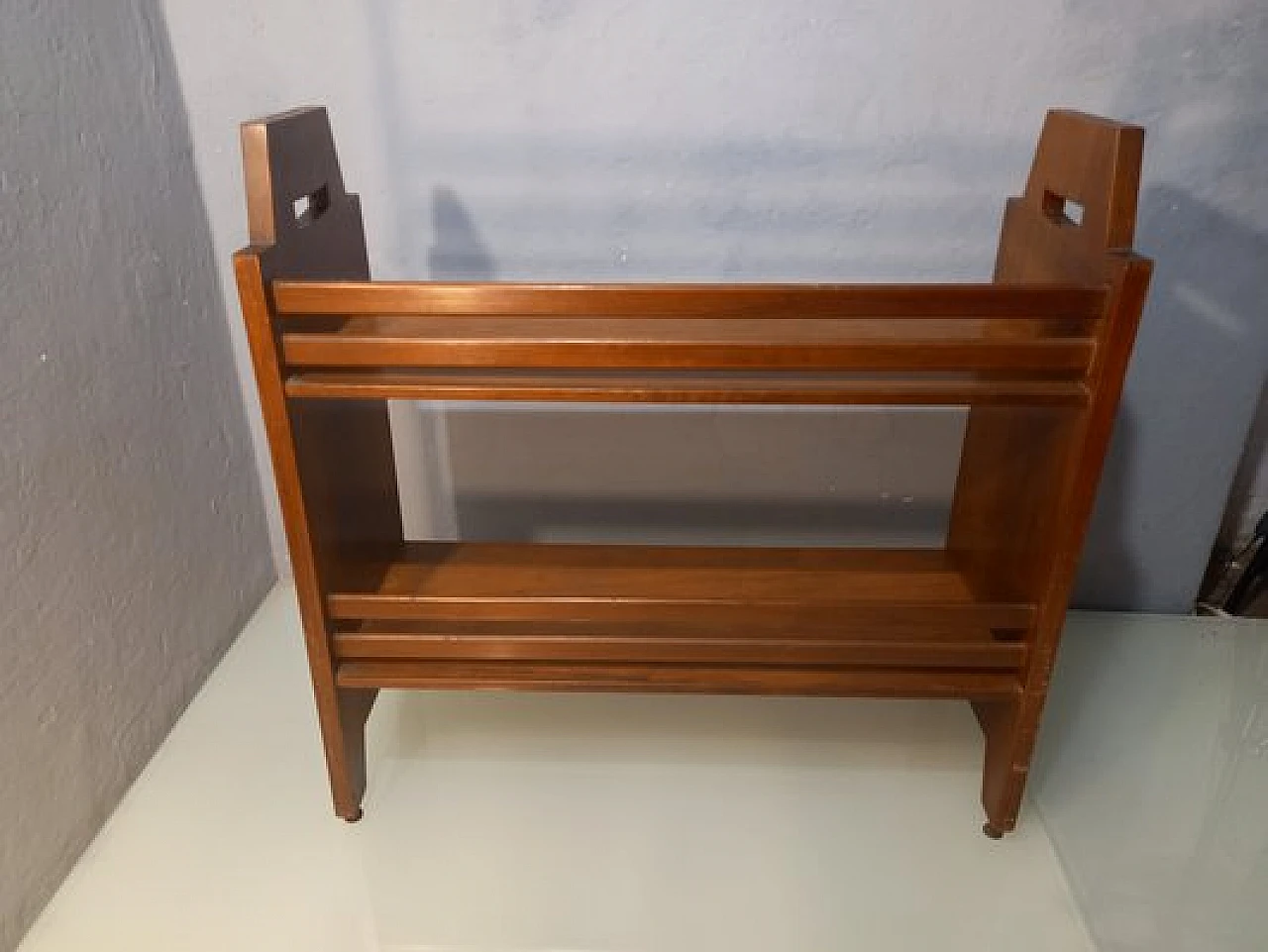 Lib1 walnut shelf by Ignazio Gardella for Azucena, 1948 6