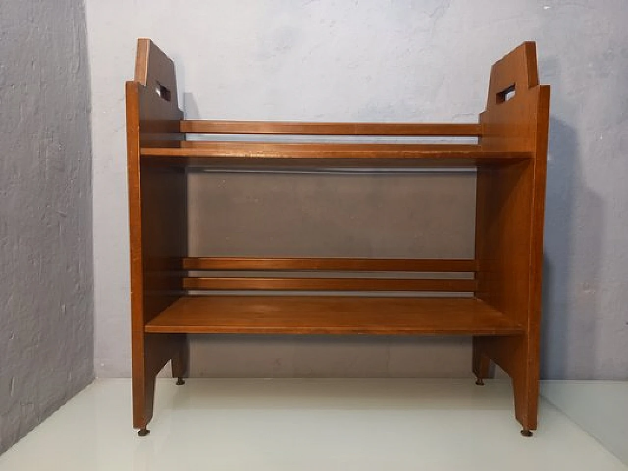 Lib1 walnut shelf by Ignazio Gardella for Azucena, 1948 7