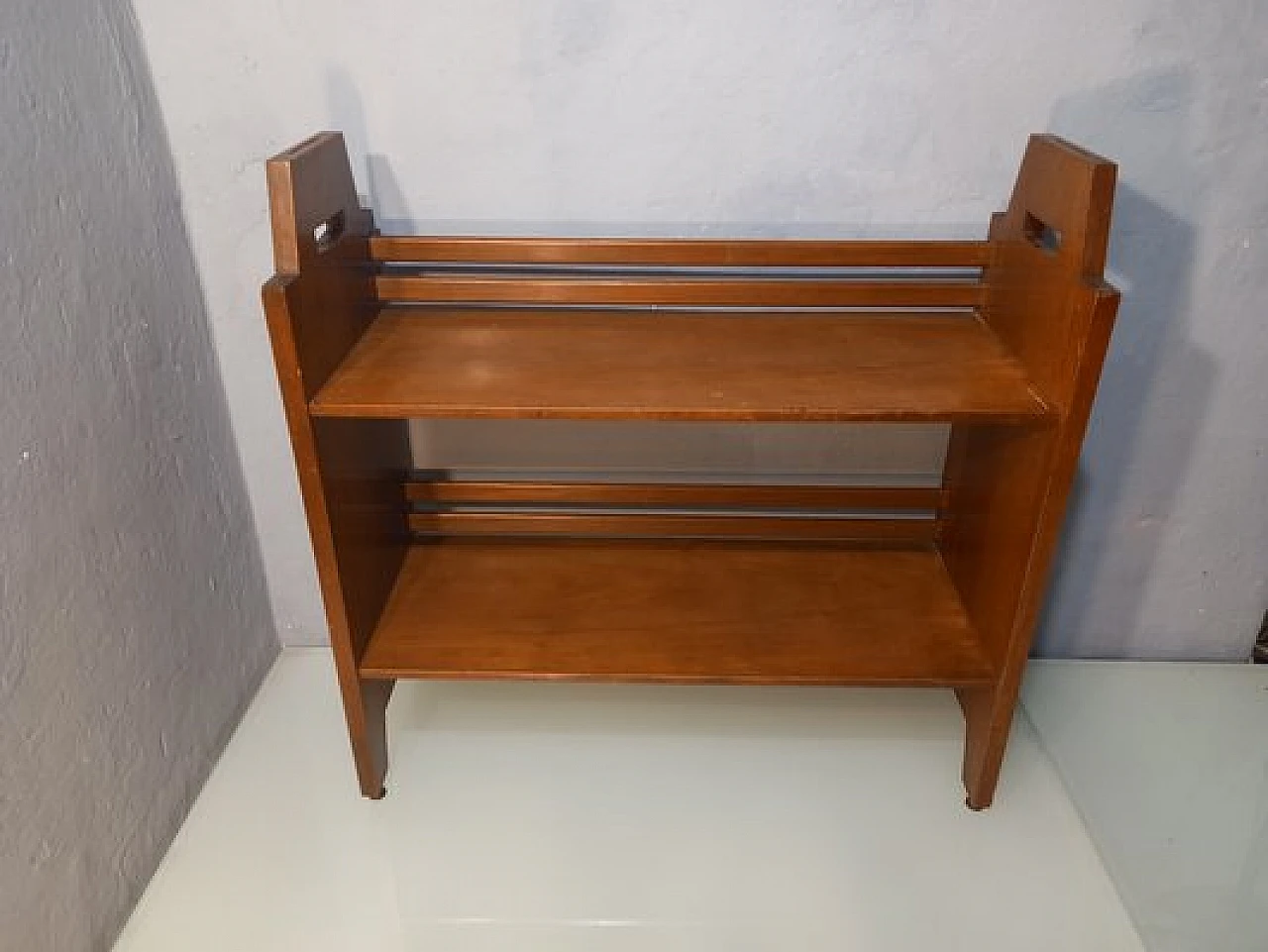 Lib1 walnut shelf by Ignazio Gardella for Azucena, 1948 8