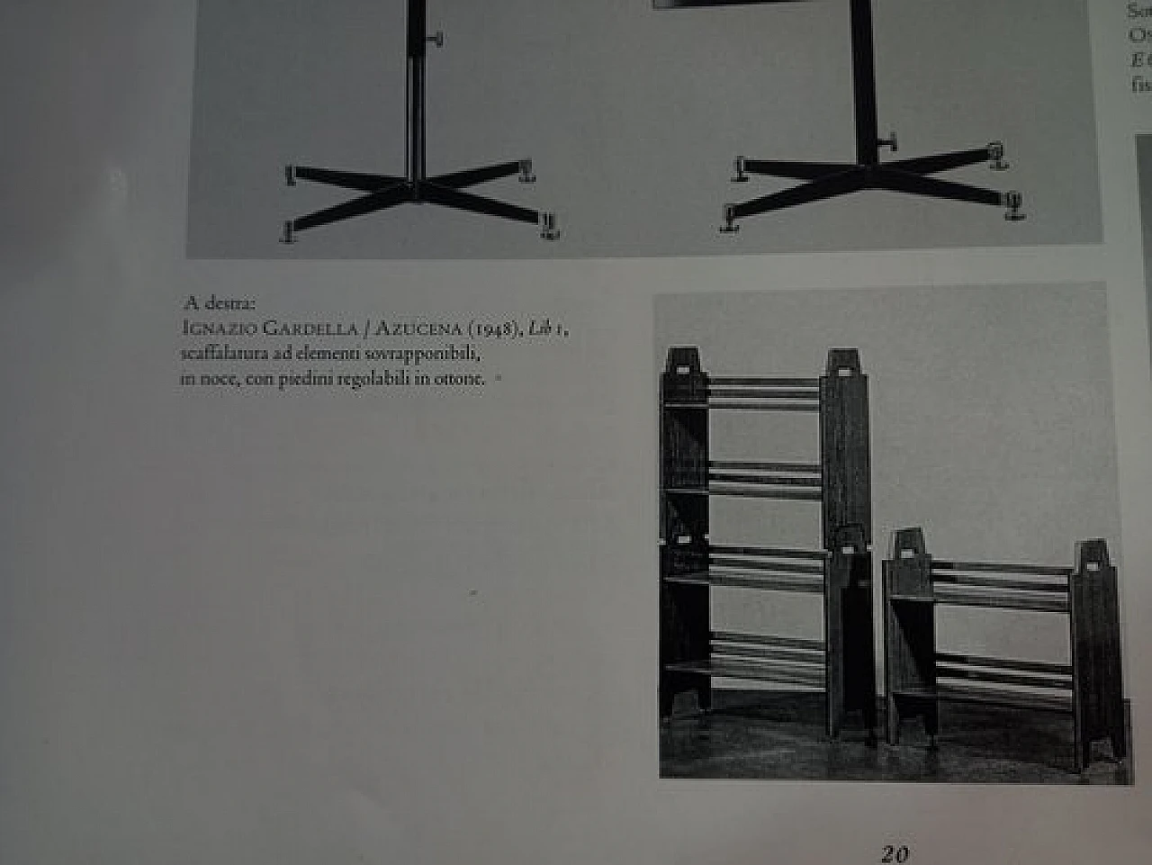 Mensola Lib1 in noce di Ignazio Gardella per Azucena, 1948 14