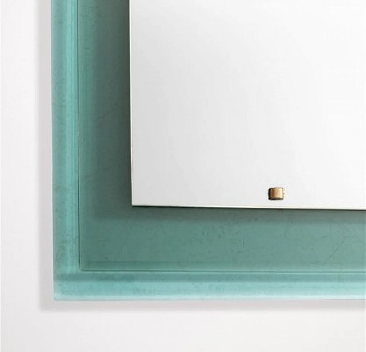 Wall mirror with console by Max Ingrand for Fontana Arte, 1950s 2