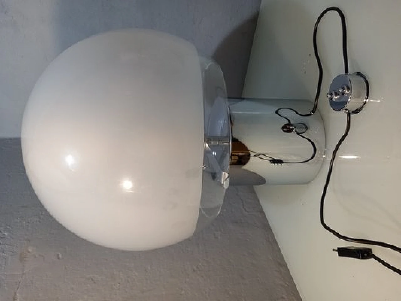 Big Porcino table lamp by Luigi Caccia Dominioni for Azucena, 1990s 4