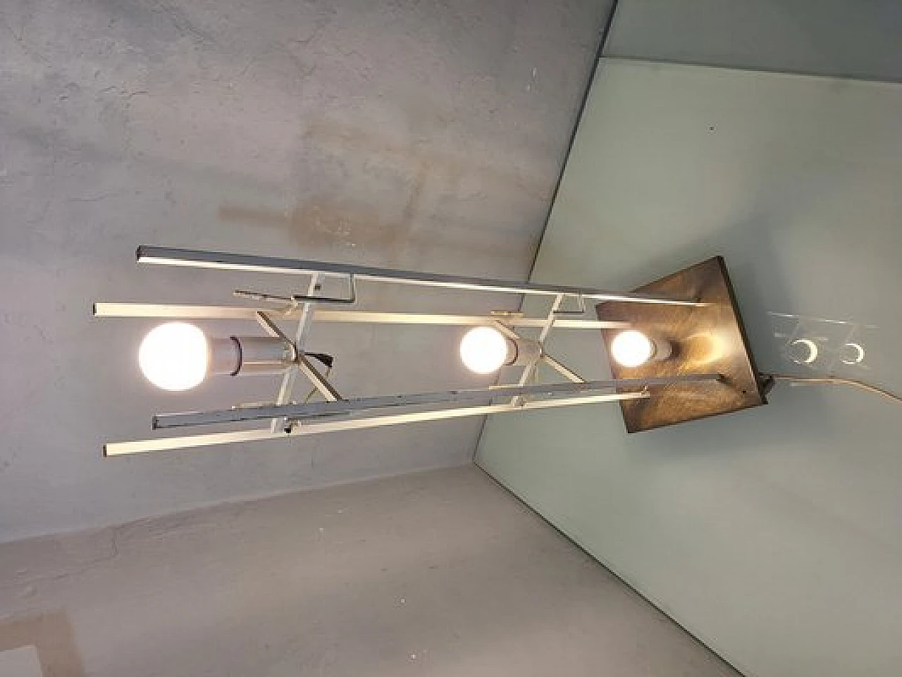 Floor lamp LT230 in glass & brass by C. Nason for Mazzega, 1960s 17