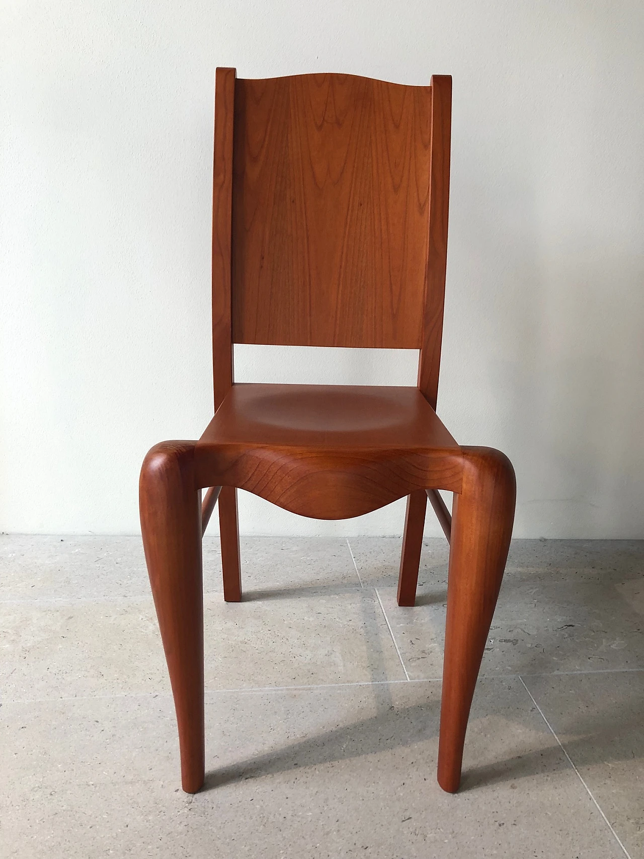 Pair of Placide of Wood chairs by P. Starck for Driade, 1980s 1