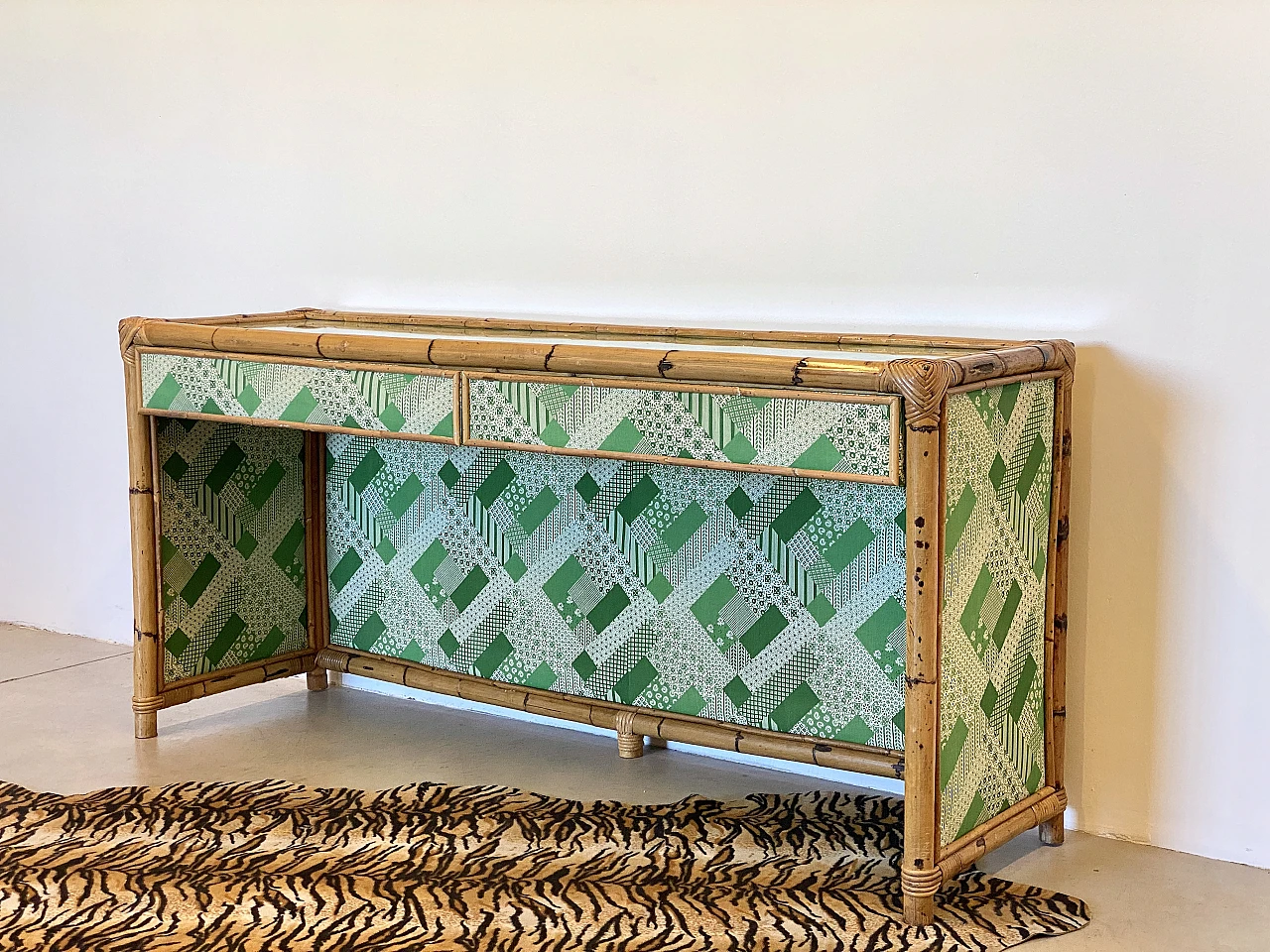 Sambù console by Vivai del Sud, 1970s 4