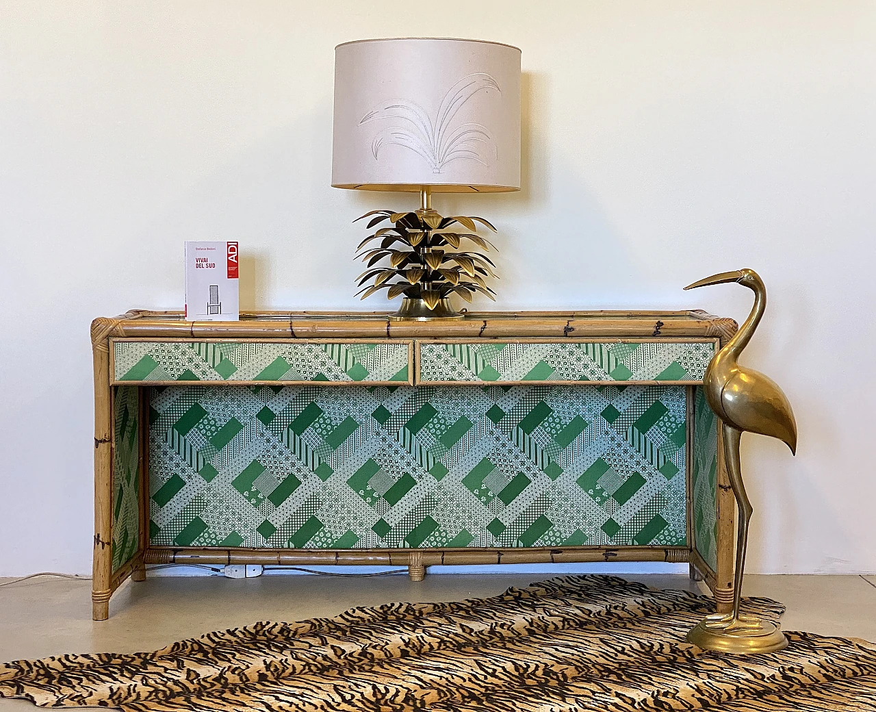 Sambù console by Vivai del Sud, 1970s 15