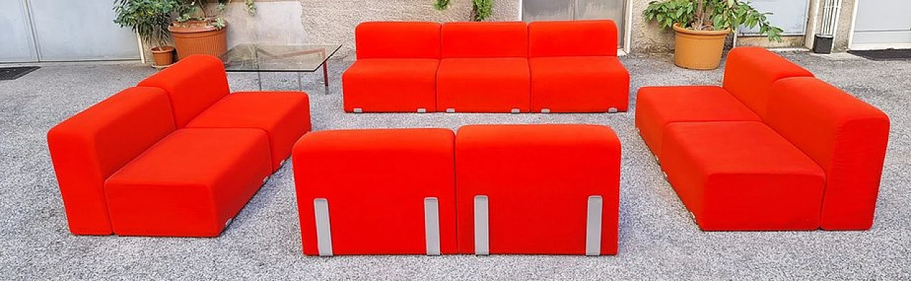 Marcel modular sofa by Kazuide Takahama for Gavina, 1970s 1