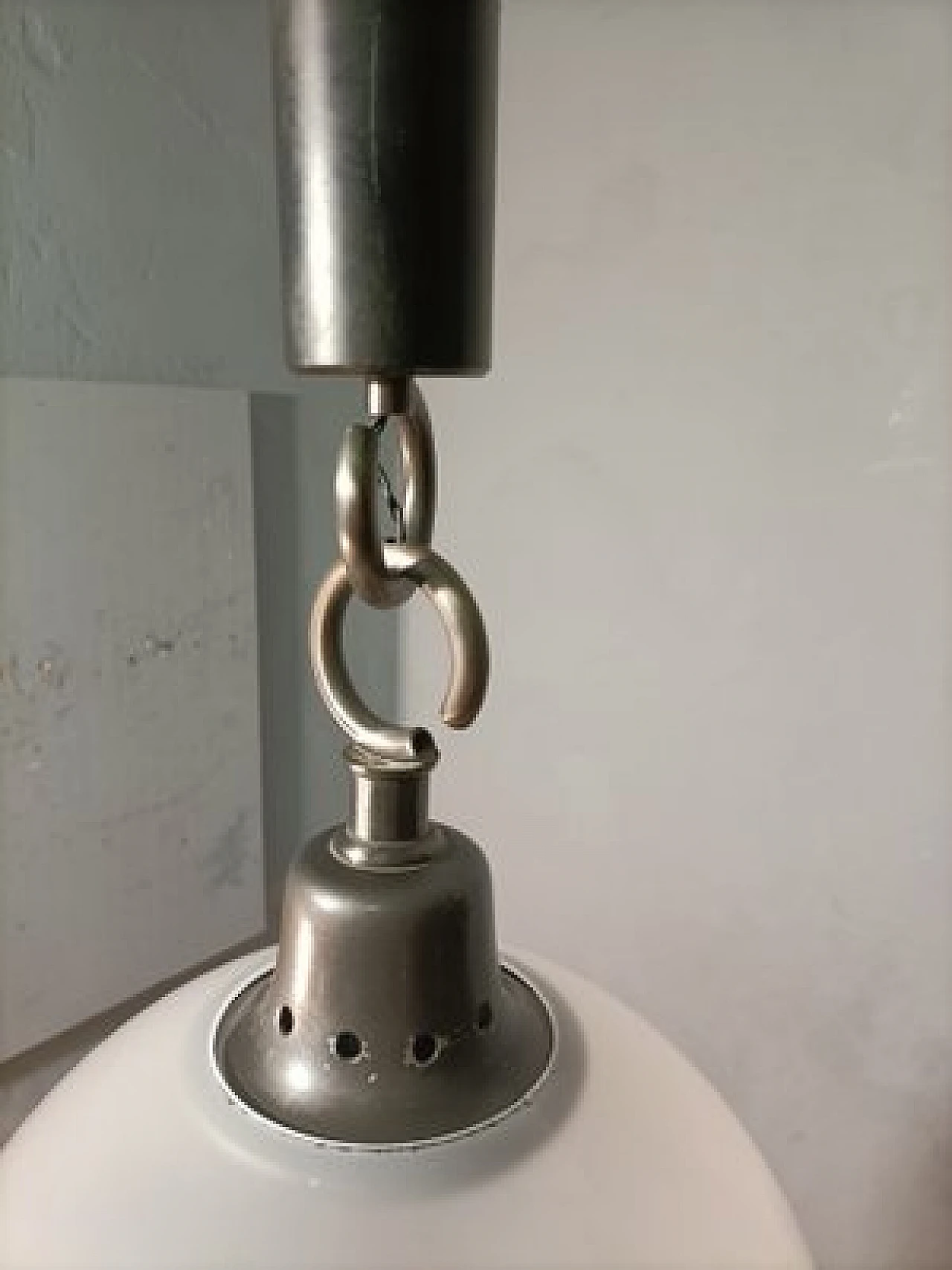 Lampadario Boccia LS10 in vetro di Dominioni per Azucena, anni '70 5