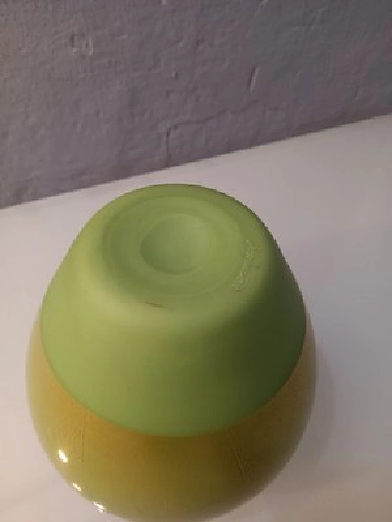 Vaso Quarzi in vetro verde e oro di Paolo Venini per Venini anni '90 7