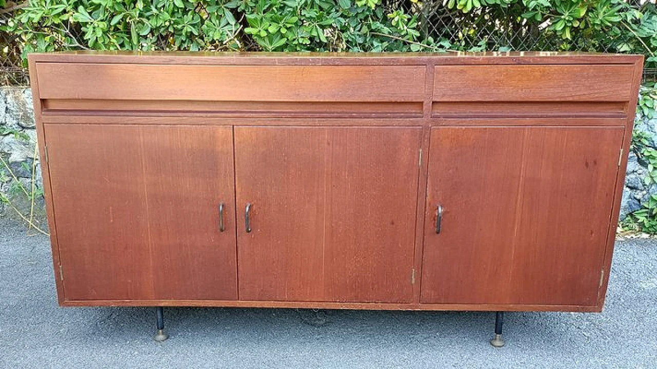 Credenza in teak di Arne Vodder per Vamø, anni '60 1