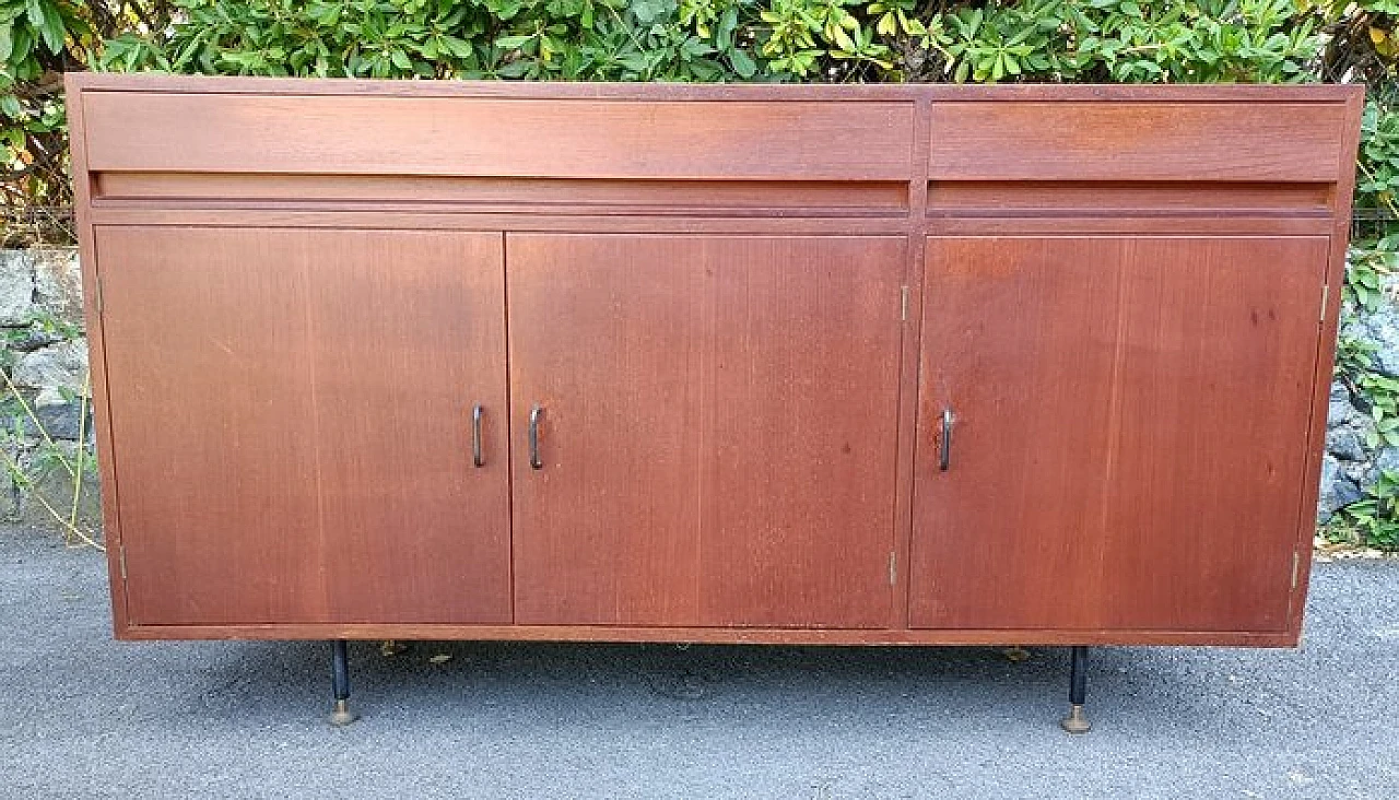 Credenza in teak di Arne Vodder per Vamø, anni '60 2