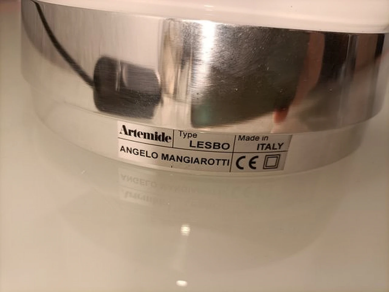 Lampada da tavolo Lesbo di A. Mangiarotti per Artemide, anni '90 7